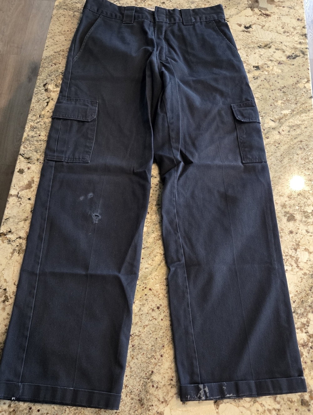 Dickies Men's Dark Navy Cargo Pants - Durable Workwear